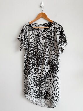 SEA NEW YORK • Leopard Print Silk Dress